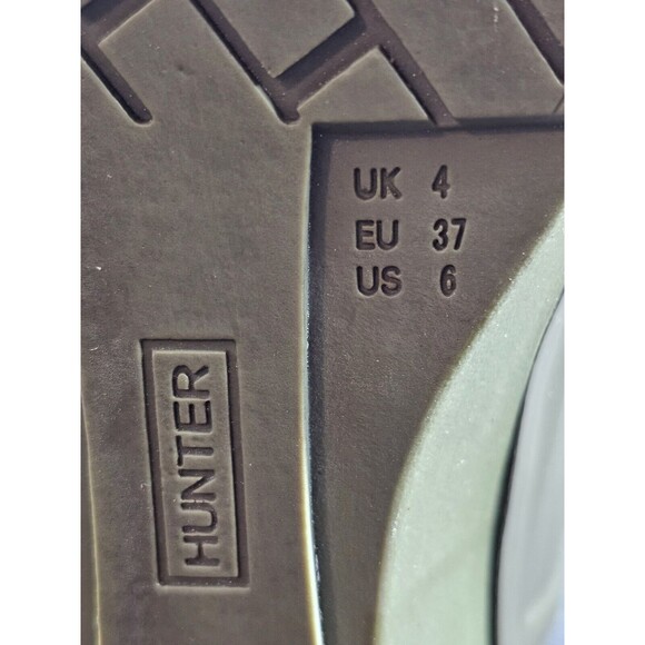 Hunter rain boots Andora W23954 olive Green women's SZ 6 fall ready - Picture 8 of 8